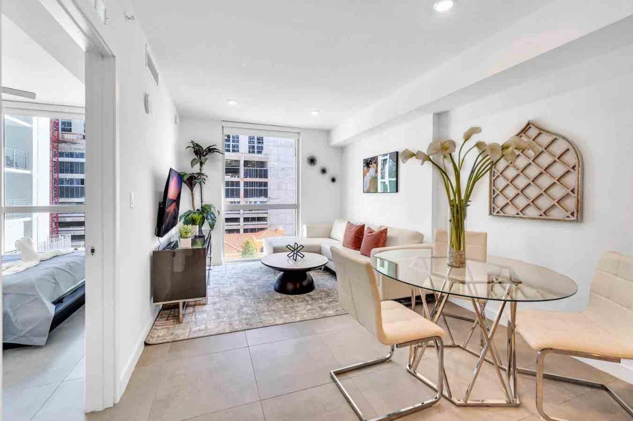 Ferienwohnung Modern Unit In Downtown Miami With Free Parking Exterior foto