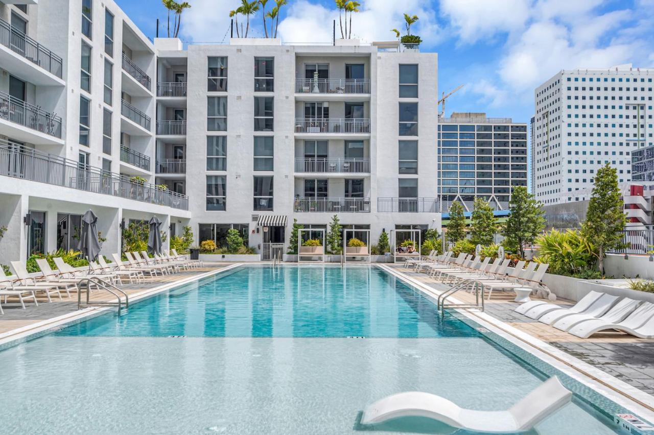 Ferienwohnung Modern Unit In Downtown Miami With Free Parking Exterior foto