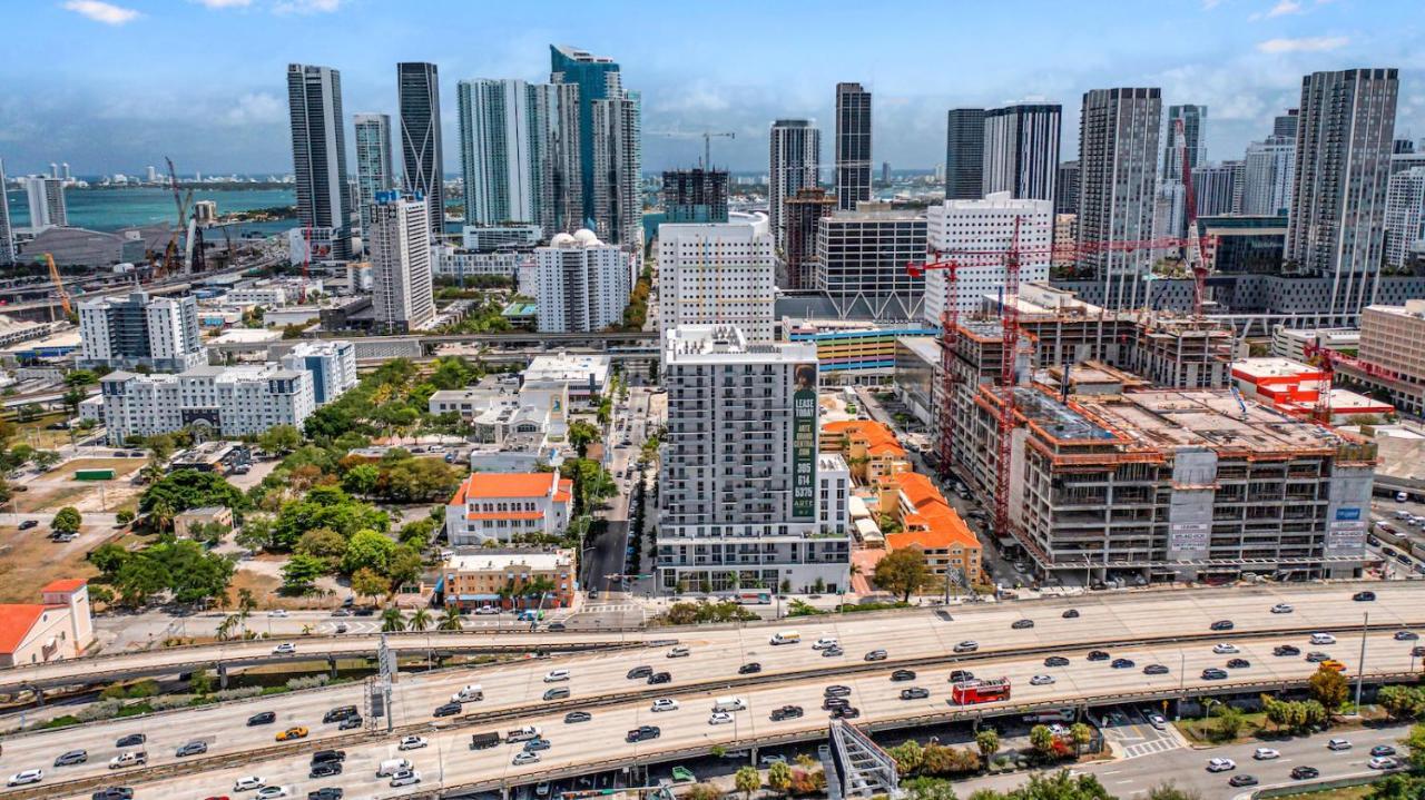 Ferienwohnung Modern Unit In Downtown Miami With Free Parking Exterior foto