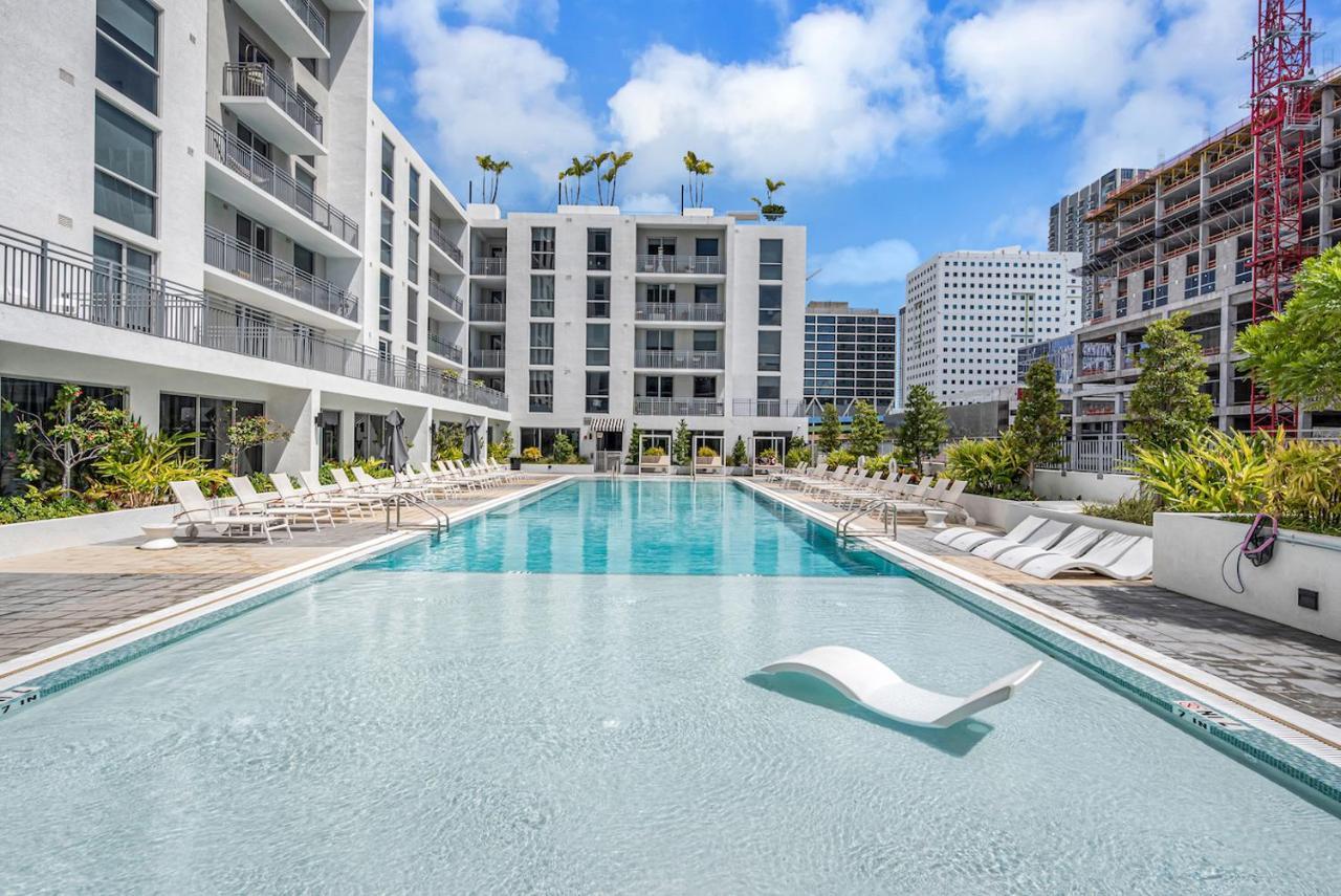 Ferienwohnung Modern Unit In Downtown Miami With Free Parking Exterior foto