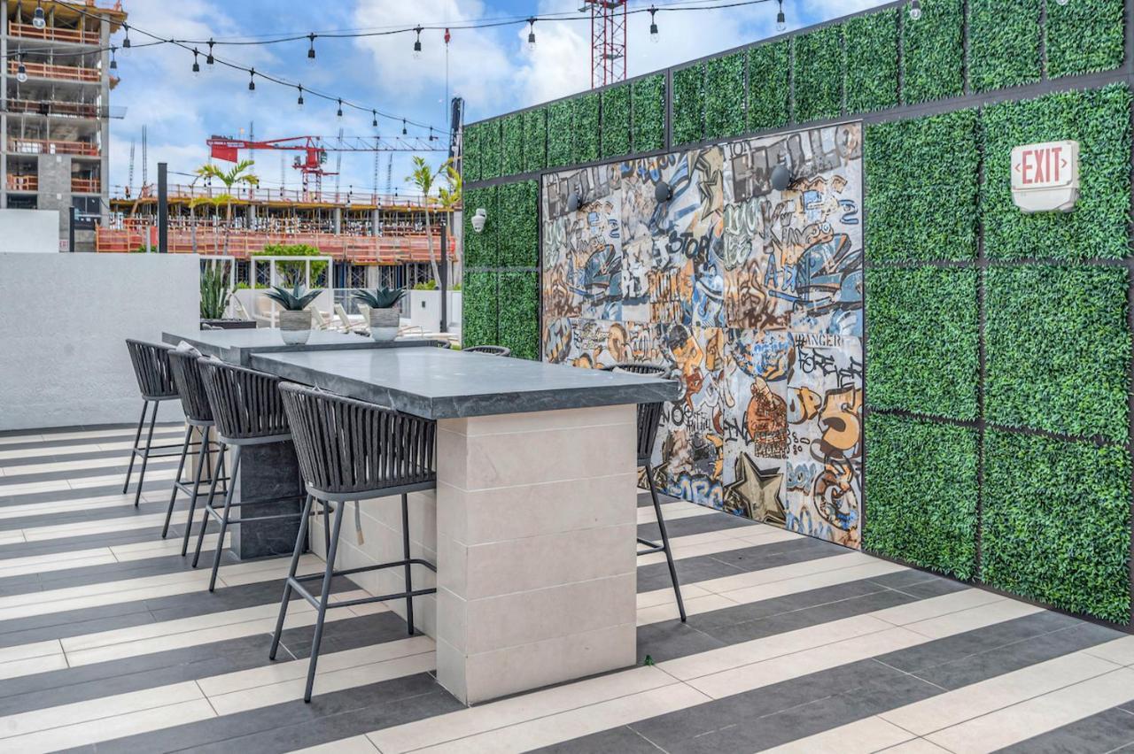 Ferienwohnung Modern Unit In Downtown Miami With Free Parking Exterior foto
