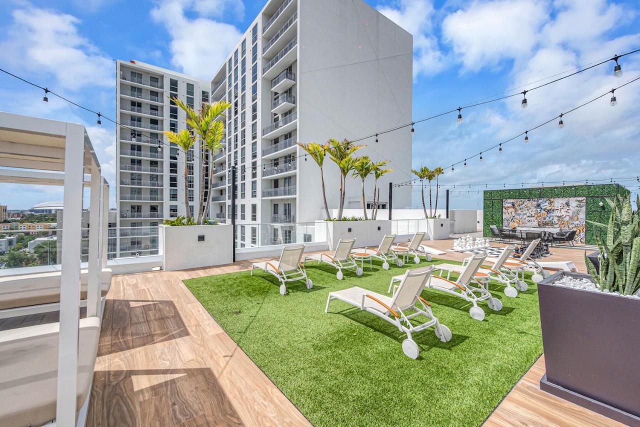 Ferienwohnung Modern Unit In Downtown Miami With Free Parking Exterior foto